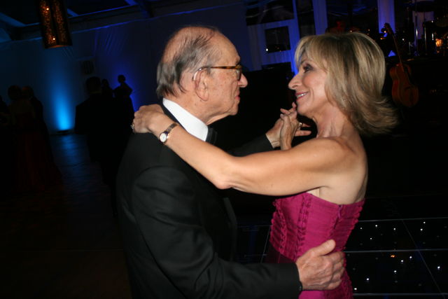 Andrea Mitchell with her husband Alan Greenspan